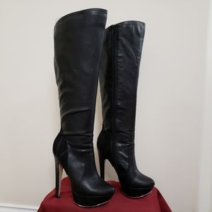 Penny Loves Kenny Over Knee Platform Boot